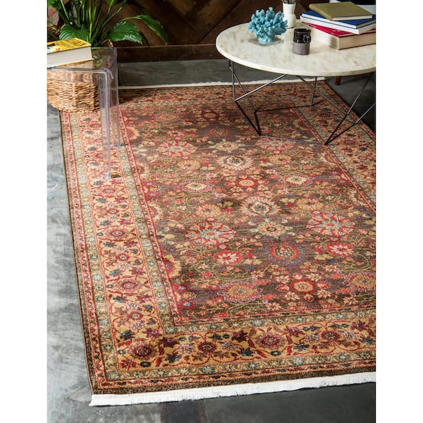 Edinburgh Monroe Brown 6' 0 x 9' 0 Area Rug
