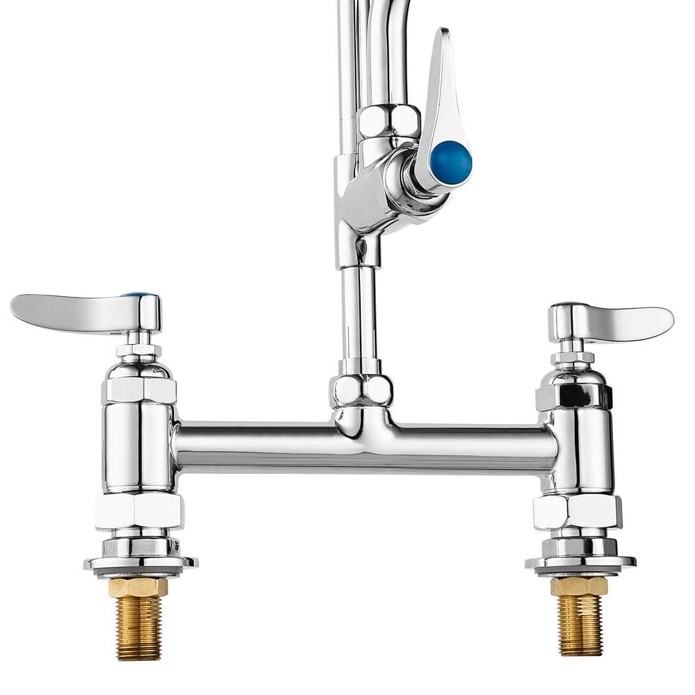 Commercial Brass Kitchen Faucet with Pull-out Spray