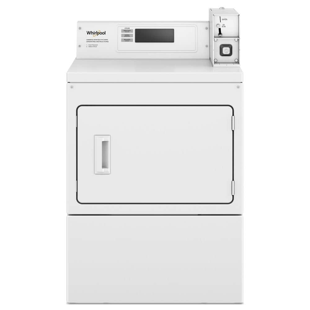 Whirlpool 7.4 cu. ft. 120-Volt Commercial Gas Vented Dryer with Factory ...