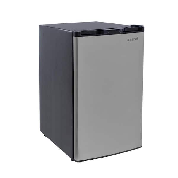 4.5 cu. ft. Mini Fridge with Freezer in Stainless Steel