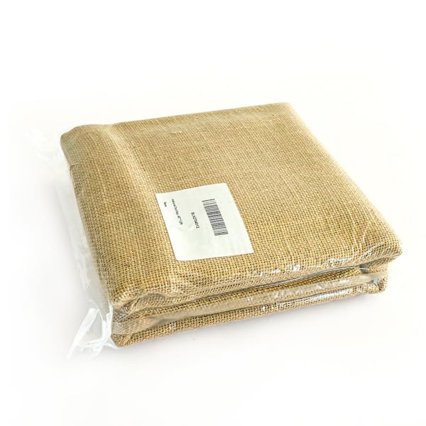 Wellco 5.3 ft. x 15 ft. 8.3 oz. Natural Burlap Fabric for Weed