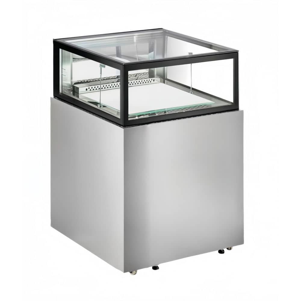 24 ins 6 cu. ft. Commercial Auto Defrost Bakery Refrigerator Luxurious Showcase in Stainless Steel