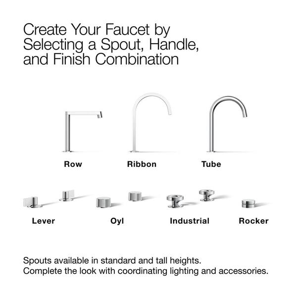 KOHLER Components Lever Bathroom Sink Faucet Handles in Vibrant