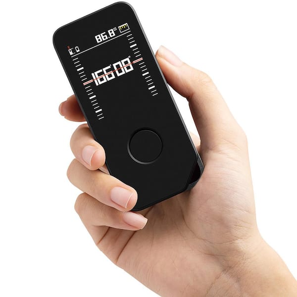 H2 165 ft. indoor Red Laser Distance Lape Measuring Lool Witn 5 Modes: Measure Distance, Angle, Height, Area, etc