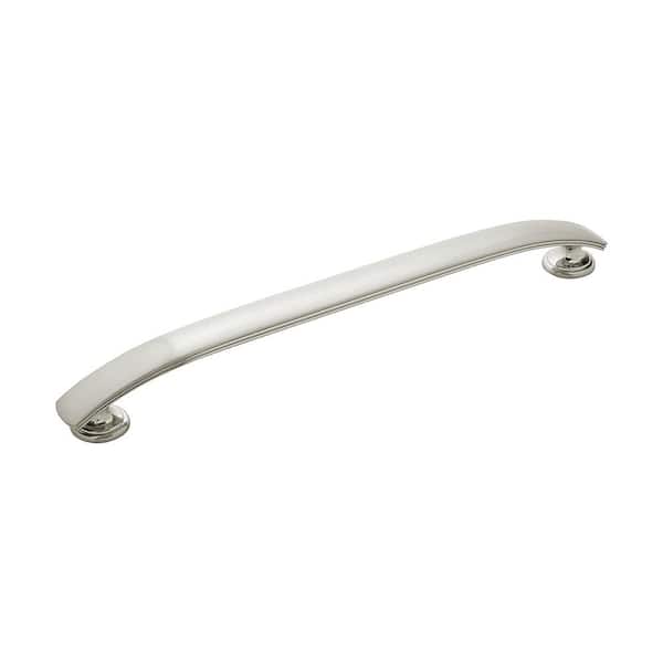 HICKORY HARDWARE American Diner 12 in. (305 mm) Satin Nickel Appliance Pull (5-Pack)