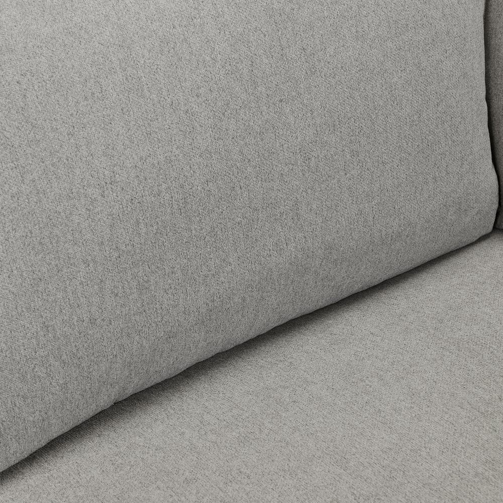 Juliett 80" Gray Fabric Power Reclining Sofa with Removable Cushions