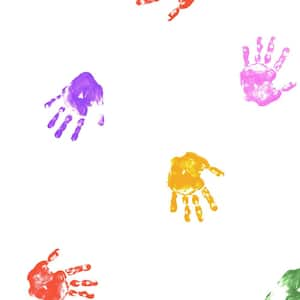 5 ft. x 12 ft. Laminate Sheet in Handprints with Virtual Design Matte Finish