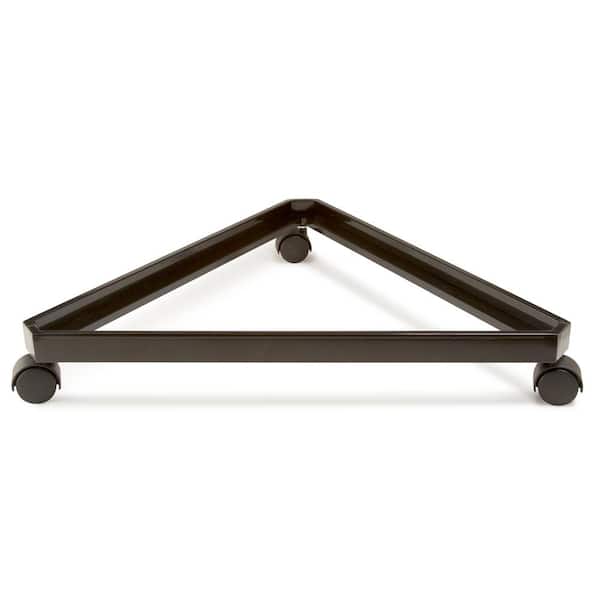 Econoco 24 in. Black Grid Panel Triangle Base