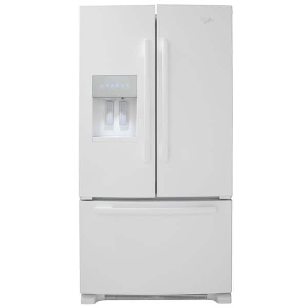 Whirlpool Gold 25.6 cu. ft. French Door Refrigerator in White-DISCONTINUED