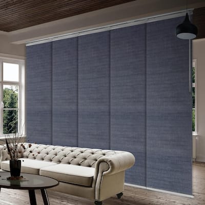 Panel Track Blinds The Home Depot Panel Track Blinds The Home, Sliding Shade Panels Outdoor
