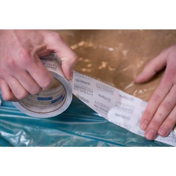 Insulation Solutions Viper Vapor Tape, White Polyethylene Seam Tape, 7.5  Mil, 3 W x 180' L Roll - 9860053
