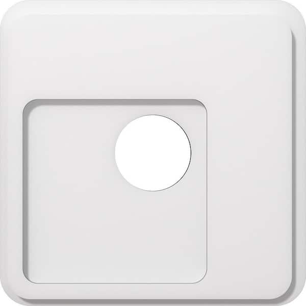 Ekena Millwork 1 in. P X 5-1/2 in. C X 16 in. OD X 4 in. ID Lucan Architectural Grade PVC Contemporary Ceiling Medallion