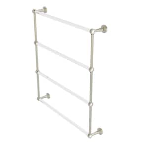 Pacific Beach 4 Tier 30 in. Ladder Towel Bar in Polished Nickel