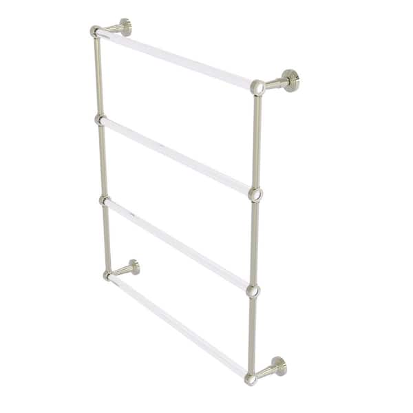 Allied Brass Pacific Beach 4 Tier 30 in. Ladder Towel Bar in Polished Nickel