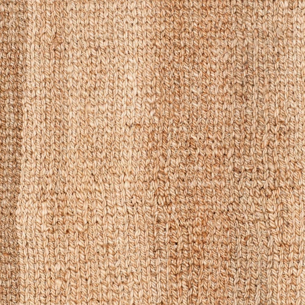 Natural Jute 7' x 7' Square Handwoven Area Rug