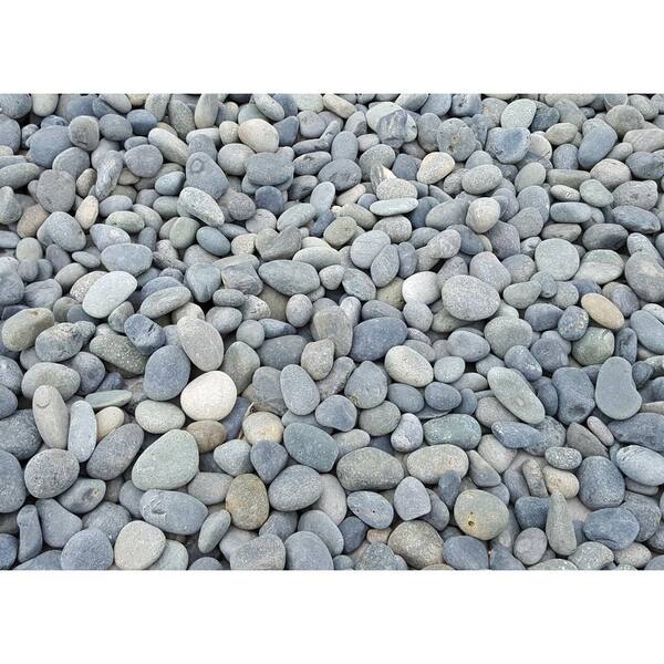 Natural Polished Mixed Pebbles - 3/8 Inch Gravel Size 10-lb Bag For Crafts & Gardens
