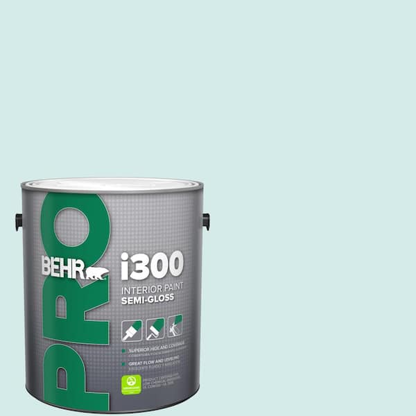 BEHR PRO 1 gal. #HDC-MD-23 Ice Mist Semi-Gloss Interior Paint