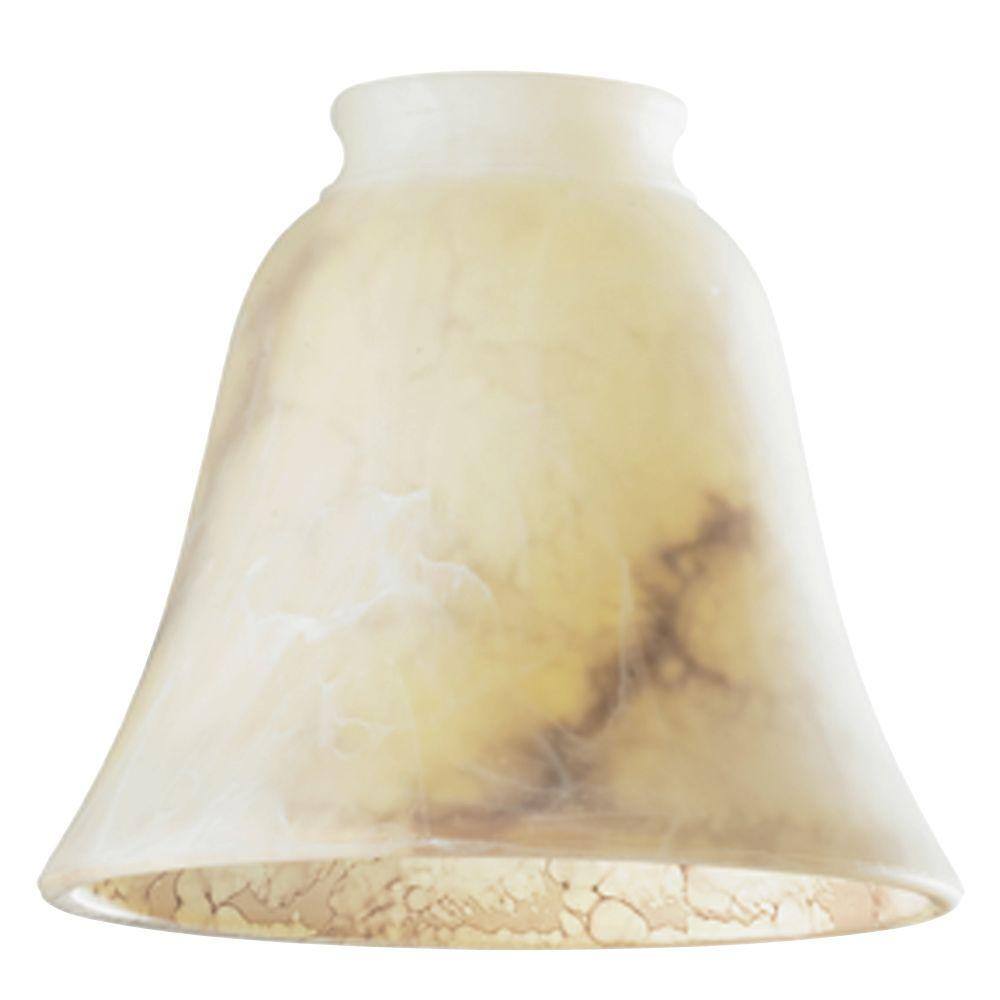 Westinghouse 4-3/4 in. Brown Marbleized Bell Shade with 2-1/4 in ...