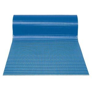 Airpath Light Blue 2 ft. x 30 ft. PVC Anti-Fatigue and Safety Runner Rug