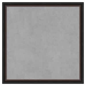 Salon Scoop Red Black 22 in. x 22 in. Framed Magnetic Board