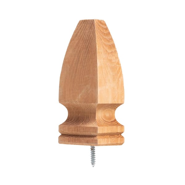ProWood 4 in. x 4 in. Gothic Wood Post Cap Finial (6-Pack)