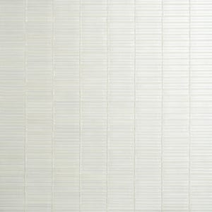 Tara White 11.61 in. x 11.73 in. Stacked Glass Mosaic Tile (0.95 Sq. Ft. / Sheet)