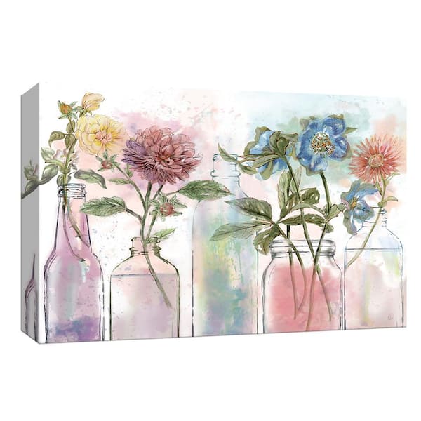 PTM Images 10 in. x 12 in. ''Vintage Bottle Collection'' By Canvas Wall Art