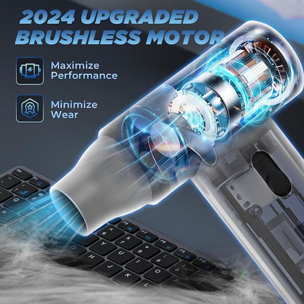 Saker Compressed Air Duster for Deep Cleaning 110000RPM Slide