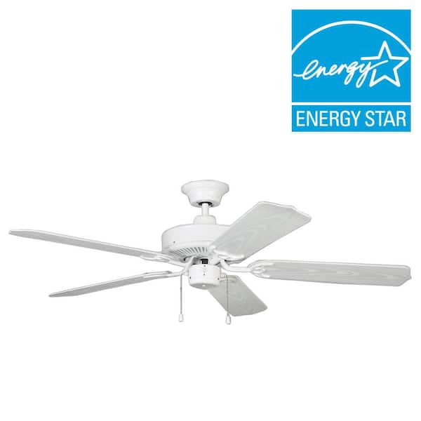 Designers Choice Collection Sea Breeze 52 in. White Ceiling Fan