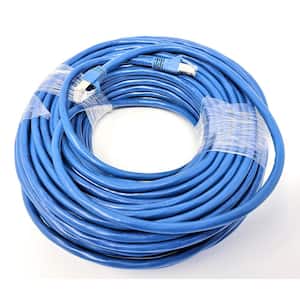 50 ft. CAT 6 A 10G Shielded STP Patch Cable, Blue