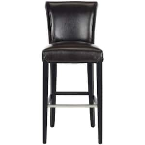 Seth 29.3 in. Brown Cushioned Bar Stool