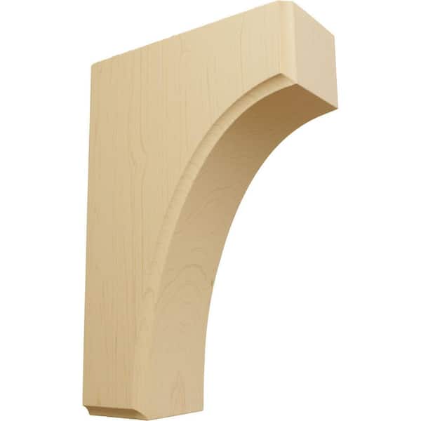 1-3/4 in. x 4 in. x 6 in. Unfinished Wood Alder Clarksville Corbel