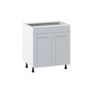 Cumberland Light Gray Shaker Assembled Sink Base Kitchen Cabinet with False Front (30 in. W x 34.5 in. H x 24 in. D)