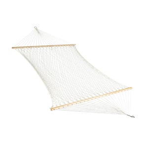 60" Wide Cotton Rope Hammock with Spreader Bar