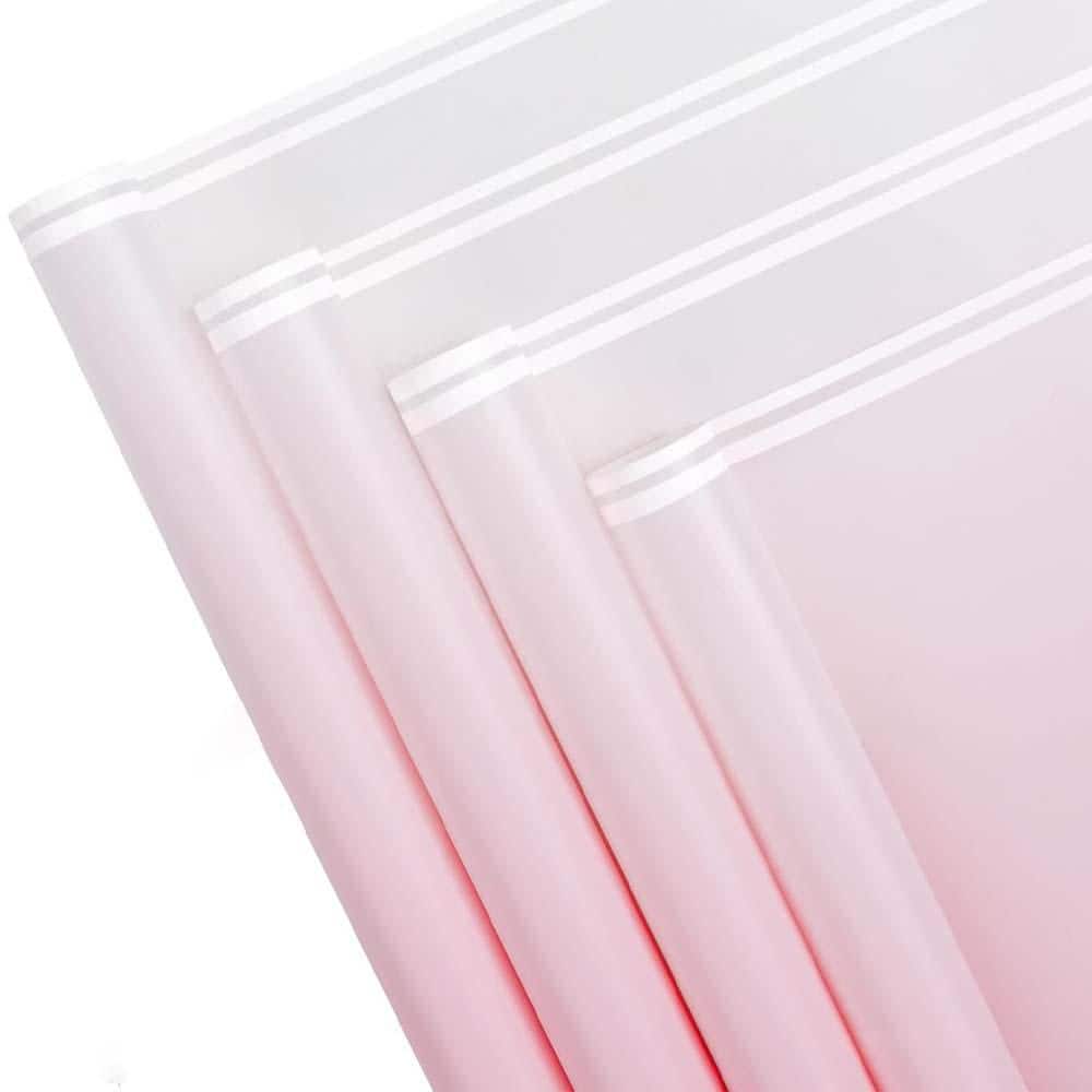 20 Sheet Waterproof Floral Bouquet Wrapping Paper Pink Elegant Gradient Design for Wedding Birthday DIY Gift Packaging price history on PriceWatchPro