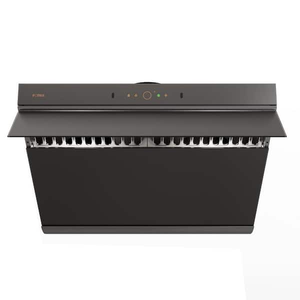 FOTILE 30 in. Series Ducted Under Cabinet Range Hood Moonshadow 1100 CFM in Black with Motion Activation