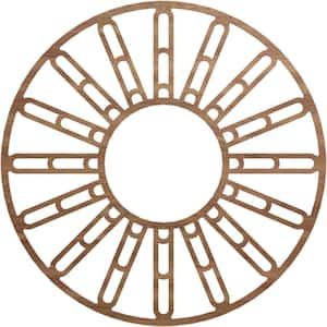 0.25 in. x 40 in. x 40 Wood Medallion Moulding