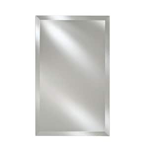 Radiance 16 in. W x 26 in. H Frameless Rectangular Beveled Edge Bathroom Vanity Mirror in Clear