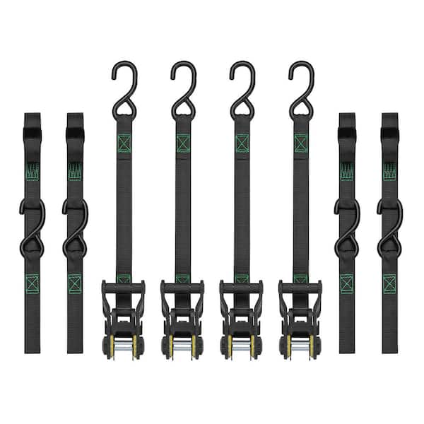 SmartStraps 1-in x 10-ft Ratchet Tie Down 4-Pack 500-lb in the Tie