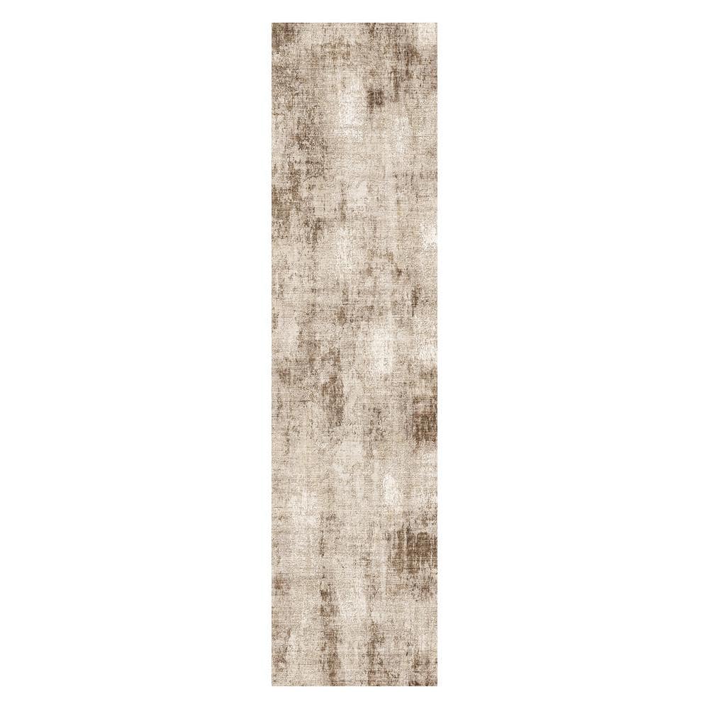 De Kooning Brown 2 ft. x 8 ft. Modern Abstract Area Rug price history on PriceWatchPro