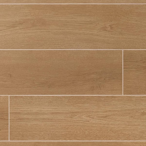 Ivy Hill Tile Hemlock Elegant Copper 7.14 in. x 58.85 in. Wood Look Matte Porcelain Floor and Wall Tile (11.94 sq. ft. /Case)