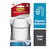 Command Bagno Organizer Nickel Satinato BATH38-SN-ES – Portaoggetti Adesivo Impermeabile Senza Fori