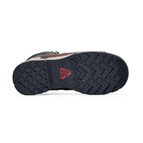 Unisex Redrock Chill Water Proof 6 in. Work Boots - Composite Toe- Brown Size 10(M)
