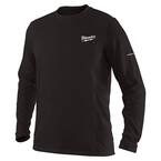 Men's WORKSKIN 2X-Large Black Lightweight Performance Long-Sleeve T-Shirt