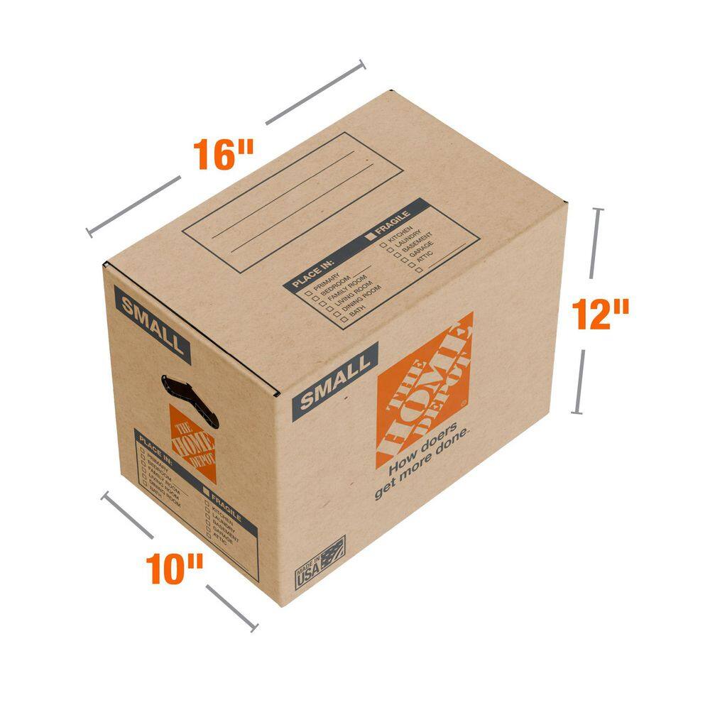 Small Moving Packing Box with Handles - rated 4.5639 stars from 21530 reviews