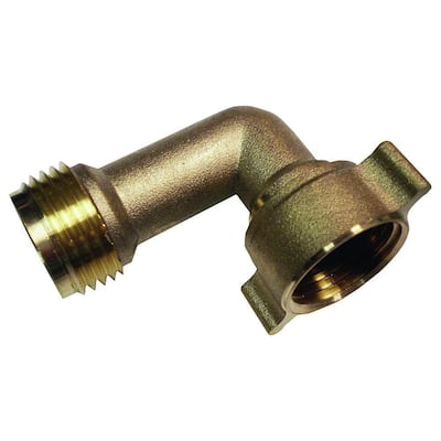 3/4 in. MHT x 3/4 in. FHT 90-Degree Brass Elbow Fitting
