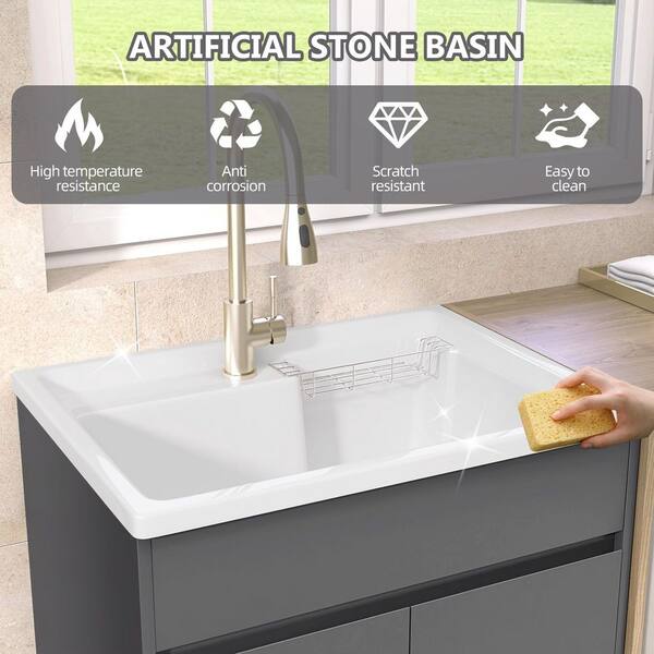 Zeafive All-in-One 30 in. x 22 in. x 36 in. Freestanding
