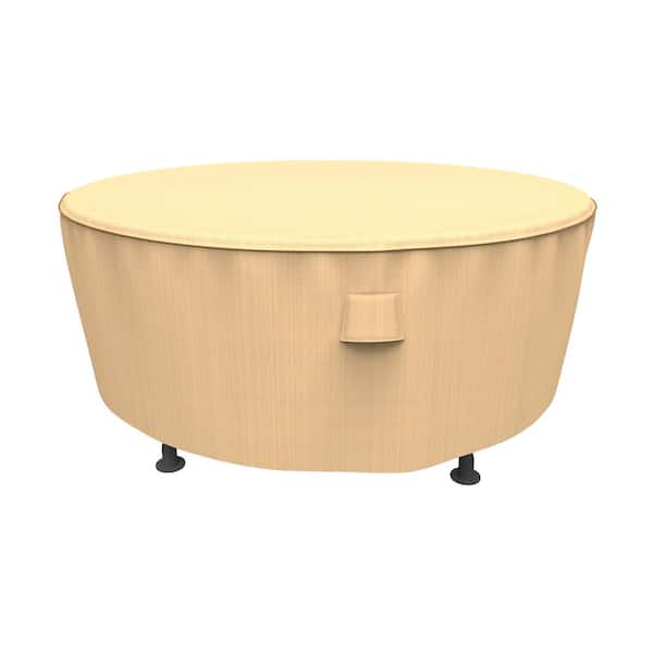 Budge StormBlock Savanna Large Tan Round Patio Table Cover