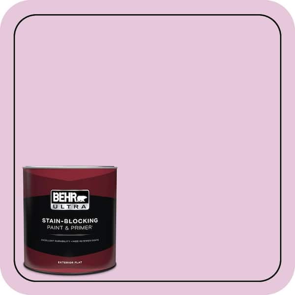 BEHR ULTRA 1 qt. #MOne20-2 Kiss Good Night Flat Exterior Paint & Primer