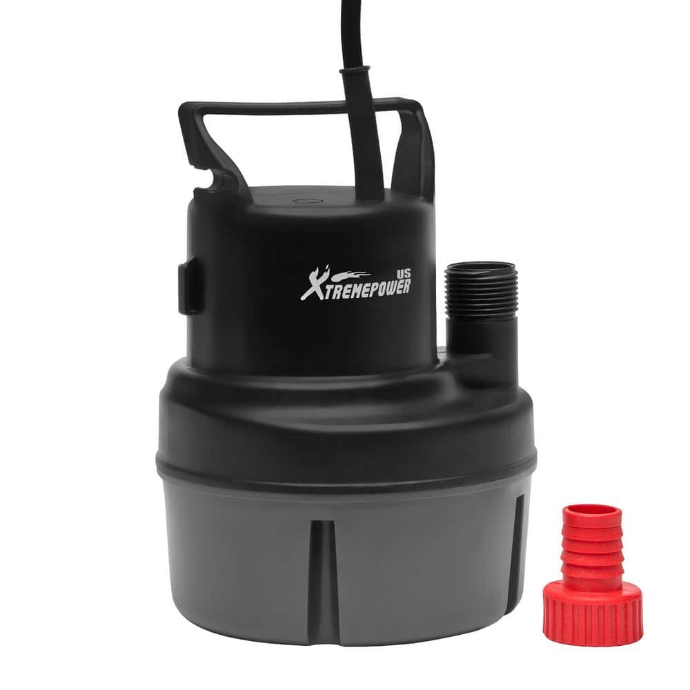 XtremepowerUS 1/6 HP 1100 GPH Thermoplastic Submersible Utility Pump ...